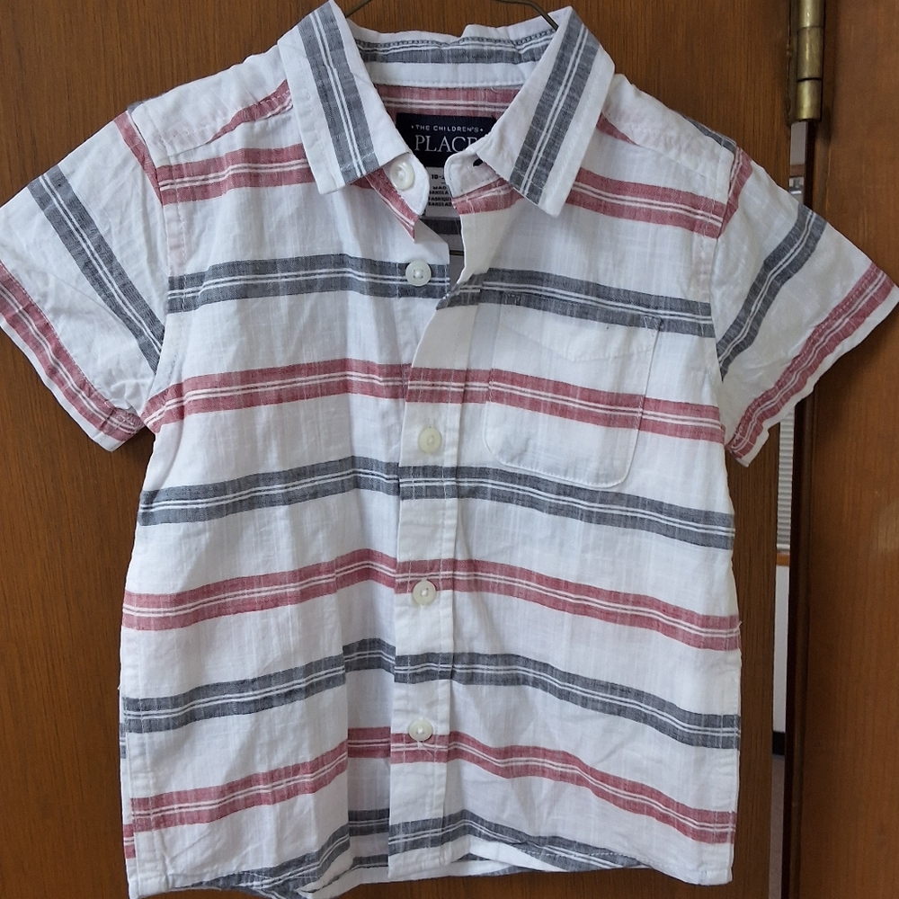 Striped Button-Up Shirt NWT